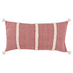 Woven Cotton Stripe Decorative Throw Pillow - Decorative Pillows