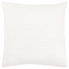 Woven Cotton Stripe Patterned Solid Pillow Cover - Decorative Pillows