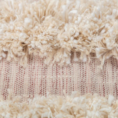 Woven Knife Edged Cotton Stripe Decorative Throw Pillow - Decorative Pillows