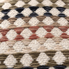 Woven Multicolor Cotton Stripe Pillow - Decorative Pillows