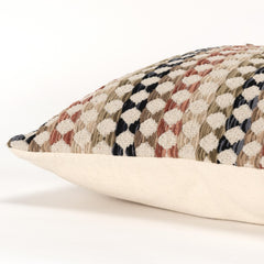 Woven Multicolor Cotton Stripe Pillow - Decorative Pillows