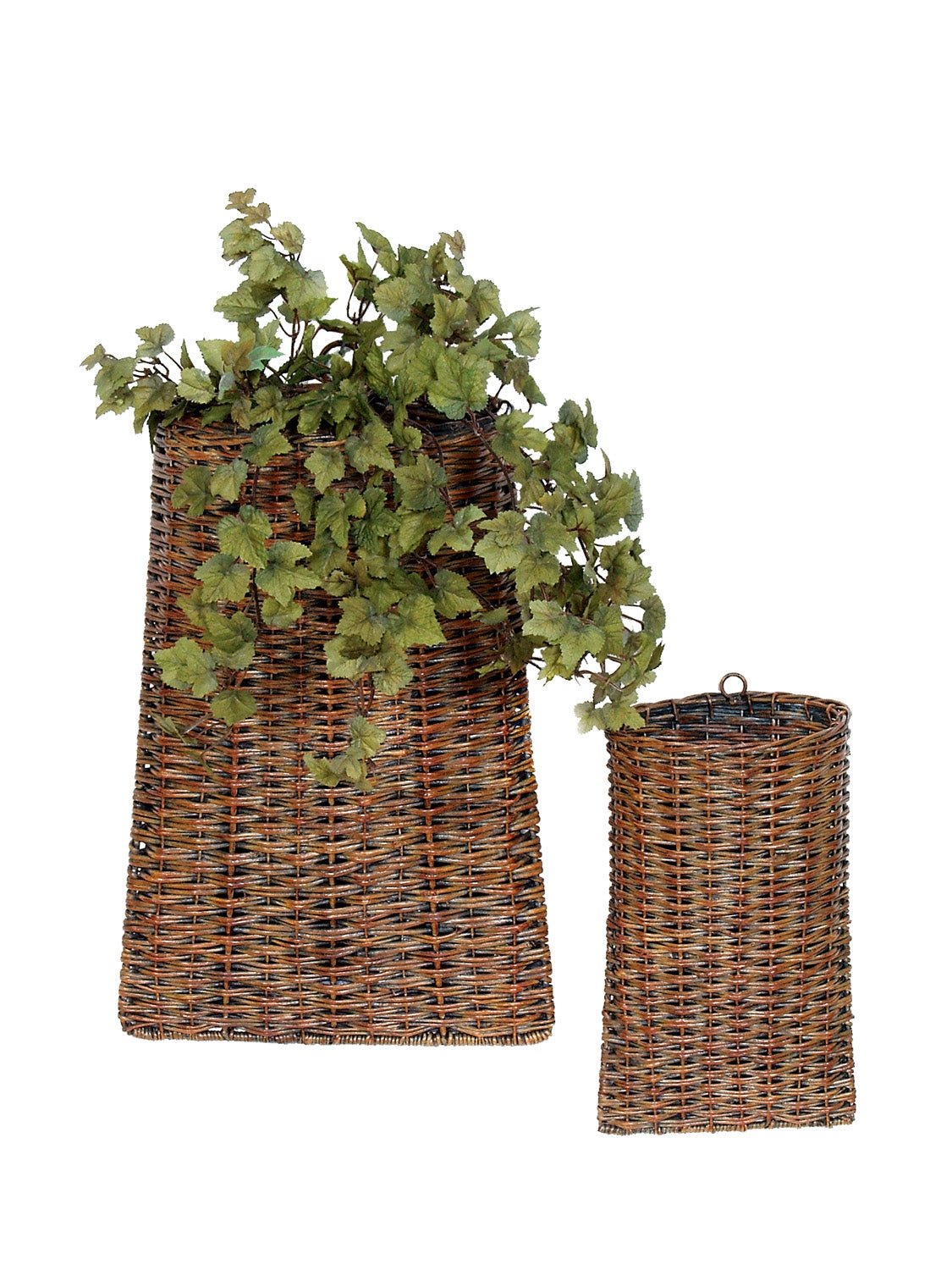 Woven-Rattan-Wall-Basket-(Set-of-2)-Wall-Décor