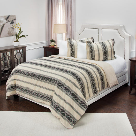 Woven-Stripe-100%-Cotton-Bedding-Bedding