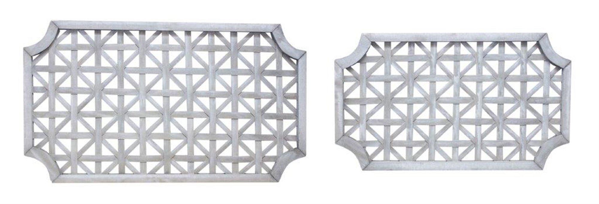 Woven Wood Wall Hanging, Set of 2 - Wall Art