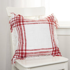 Woven Woven Cotton Plaid Pillow Cover - Decorative Pillows