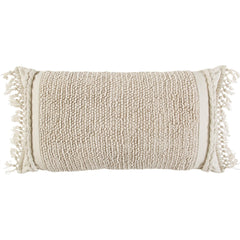 Woven Woven Cotton Solid Texture Decorative Throw Pillow - Decorative Pillows