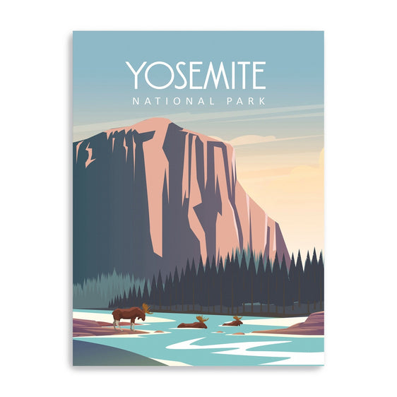 Yosemite-Park-Canvas-Giclee-Wall-Art-Wall-Art