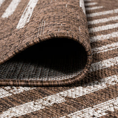 Zolak Berber Stripe Geometric Indoor/Outdoor Area Rug - Rugs
